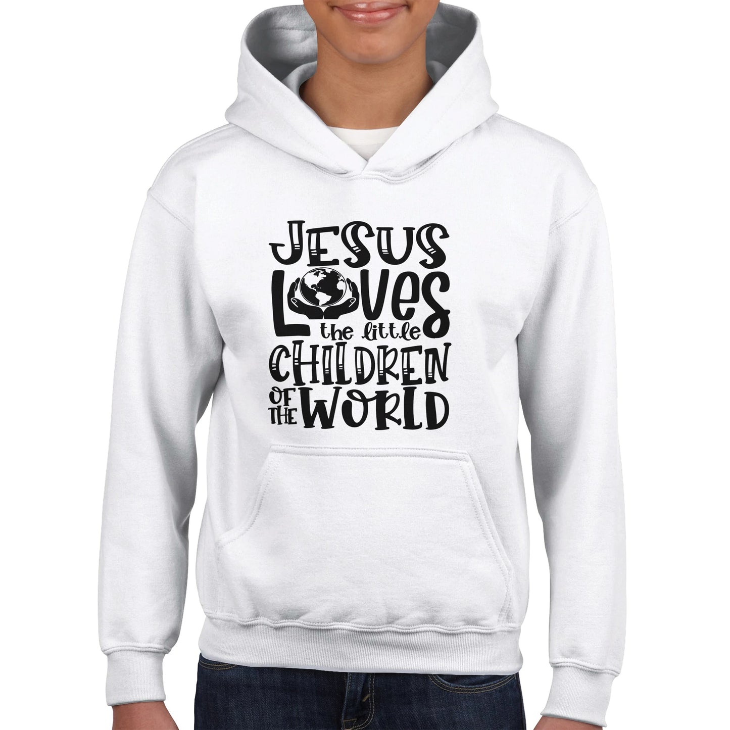 Jesus Loves Kid Hoodie