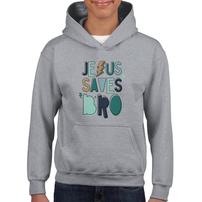 Jesus Saves Bro Kids Hoodie