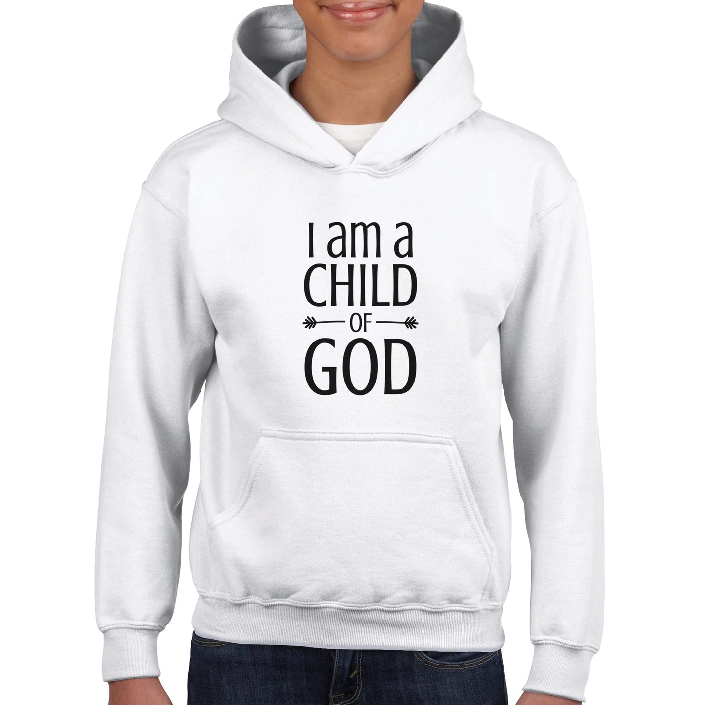 I Am A Child Of God Kids Hoodie